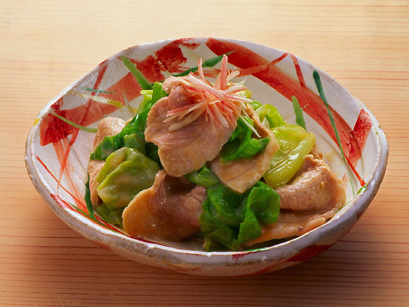 Marinated Pork & Cabbage Mizkan